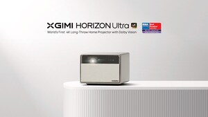XGIMI Premiers HORIZON Ultra - The World's First 4K Long Throw Home Projector with Dolby Vision
