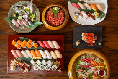 Enjoy sophisticated twists on sushi and sashimi favorites.