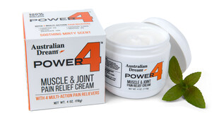 Australian Dream® Introduces Power 4™ --An Innovative Muscle and Joint Pain Cream