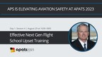APS Highlights Next-Generation Flight School Upset Training at APATS 2023