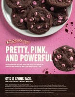 Aspire Bakeries sell sheet for Otis Spunkmeyer Sweet Discovery® Double Chocolate Cookie with Pink Gems.