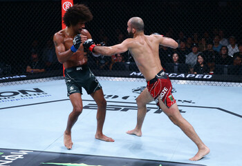 Monster Energy’s Giga Chikadze Defeats Alex Caceres at Fight Night 225 in Singapore