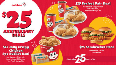 Jollibee Celebrates 25 Years of Spreading Joy in North America