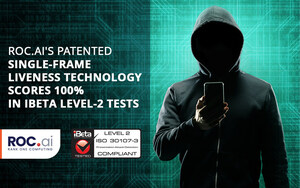 ROC.ai's Patented Single-Frame Liveness Solution Completes New Milestone iBeta Level-2 Testing with 100% Success Rate
