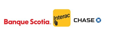 logo de Banque Scotia, logo de Interac, logo de Chase (Groupe CNW/Fdration canadienne de l'entreprise indpendante)