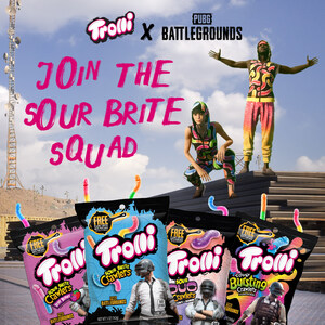 Trolli® Parachutes into the World of PUBG: BATTLEGROUNDS to Invite Gamers Everywhere to Join the Sour Brite Squad