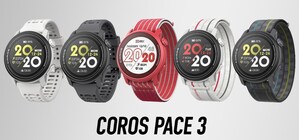 COROS announces the PACE 3 GPS Sport Watch