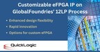 QuickLogic Unveils Customizable eFPGA IP on GlobalFoundries' 12LP Process