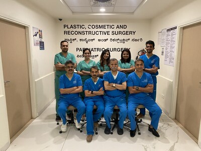 Group picture: From the extreme right- Dr. Srikanth V, Consultant – Plastic, Reconstructive, and Cosmetic Surgeon, Manipal Hospital Old Airport Road Bengaluru and next to him Dr. Anantheswar Y N, President KAPRAS and Consultant – Plastic, Reconstructive, and Cosmetic Surgeon, Manipal Hospital Old Airport Road Bengaluru and to the extreme left- Dr. Ashok B.C, Consultant – Plastic, Reconstructive, and Cosmetic Surgeon, Manipal Hospital Old Airport Road Bengaluru