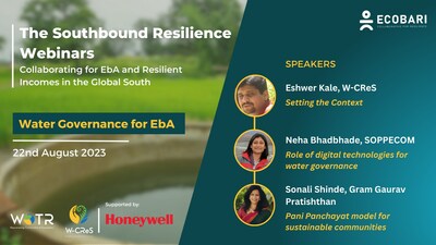 The Water Governance for EbA webinar was the second of The Southbound Resilience Webinar series organised by ECOBARI