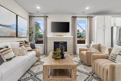 Warren Floor Plan Great Room | Lakeside Estates by Century Communities | New Homes in Milton, WA