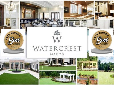 Watercrest Macon Assisted Living and Memory Care in Macon, Georgia celebrates their recognition as a 3-time recipient of the Best of Middle Georgia awards, winning gold for Best Senior Living, Best Assisted Living and Best Retirement Community.