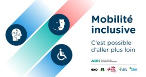 L'ARTM, les organismes publics de transport en commun du territoire et le REM lancent le Programme métropolitain - Mobilité inclusive pour les personnes ayant des limitations fonctionnelles