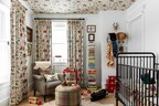 For a child’s room, Young playfully applies a British-sourced, vintage-inspired cowboy print to the ceiling as well as for drapes and accent pillows (PC: Lucy Call).