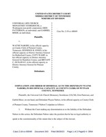 The second Federal Consent Order issued in the ULC case against Tennessee.