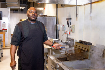 OCS Team Member John Jenkins has worked at the restaurant for 24 years.