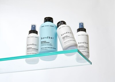 Sally Beauty introduces a first-to-market Bonding Blue Shampoo along with a Bonding Detangling Spray, Bonding Leave-In Conditioner, and Bonding Curl Cream to expand bondbar’s hair care line.
