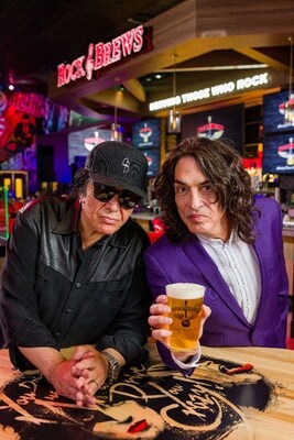 Gene Simmons and Paul Stanley at Rock & Brews