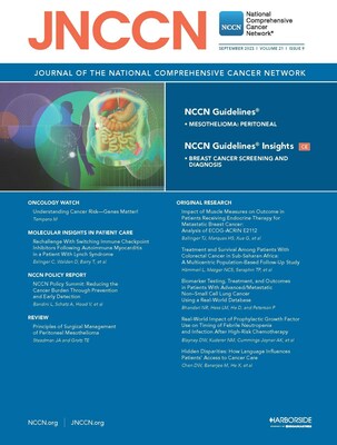 September 2023 Edition of JNCCN now available at JNCCN.org.