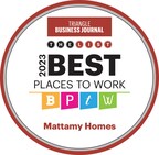 Mattamy Homes Confirmed as a Best Place to Work in Raleigh/Durham