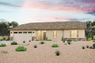 Messina Floor Plan | Elevation A | New Homes in Casa Grande, AZ from Century Complete