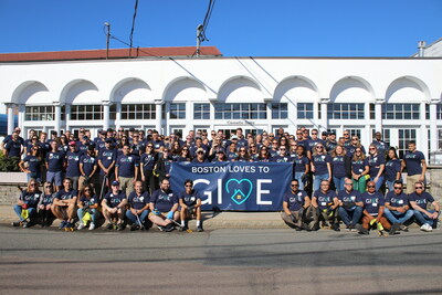 Members of the GID team in Boston at a GIVE Service Day event.