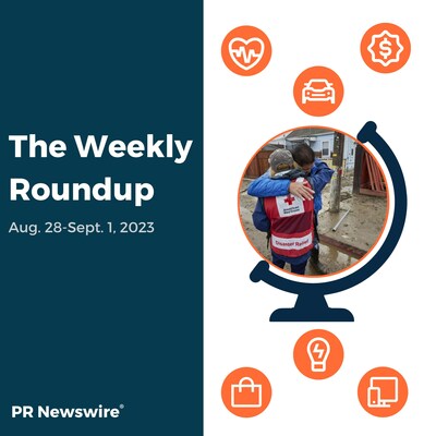 PR Newswire Weekly Press Release Roundup, Aug. 28-Sept. 1, 2023. Photo provided by American Red Cross. https://prn.to/3EkZeHC