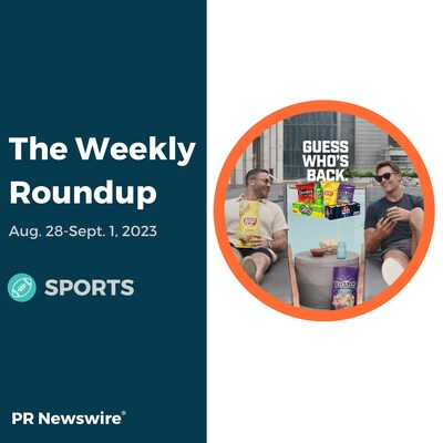 PR Newswire Weekly Sports Press Release Roundup, Aug. 28-Sept. 1, 2023. Photo provided by PepsiCo; Frito-Lay North America. https://prn.to/3L4albE