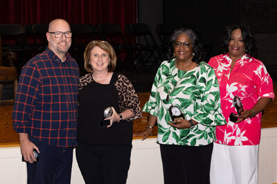 Recognized for 25 years of service to FHU.