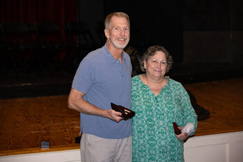 Recognized for 30 years of service to FHU.
