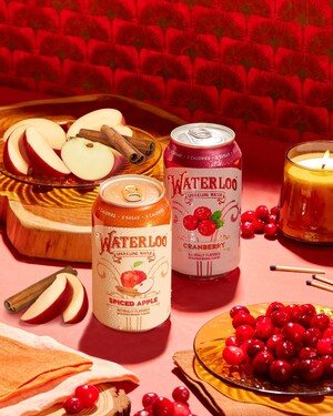 WATERLOO SPARKLING WATER ANNOUNCES COMEBACK OF ALL COMEBACKS WITH RETURN OF FAN-FAVORITE FALL FLAVORS: SPICED APPLE AND CRANBERRY