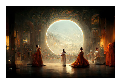 space opera theater painting