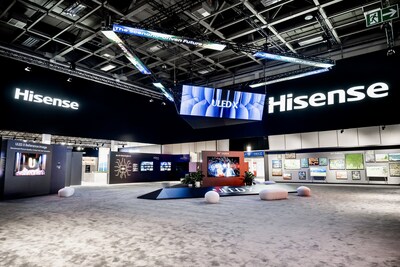 Hisense participa da IFA 2023 com o tema ?Go Tech, and Beyond? (PRNewsfoto/Hisense)