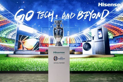 Zona interactiva de la EUROCOPA en el stand de Hisense en la IFA (PRNewsfoto/Hisense)