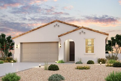 Residence 1 Exterior Rendering | New Homes in Buckeye, AZ | The Grove Collection at Village at Sundance by Century Communities