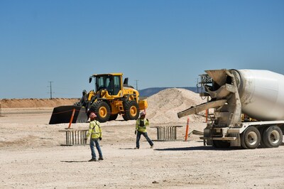 Construction begins at the SunZia Transmission project in Corona, New Mexico