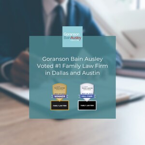 Goranson Bain Ausley Named Top Family Law Firm in Best of 2023 Texas Lawyer