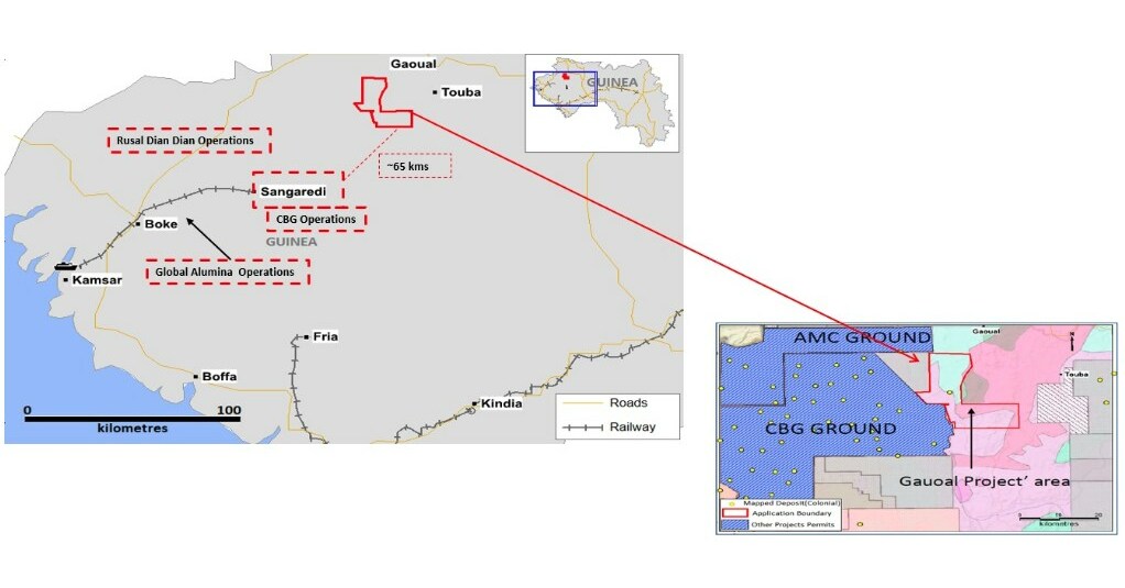 MOU signed with Compagnie des Bauxites de Guinée for Gaoual Bauxite Project