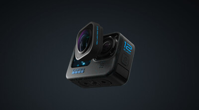 An exciting addition to HERO12 Black’s new capabilities is the new Max Lens Mod 2.0 accessory, which enables the market’s widest 177° field of view at 4K resolution at 60 frames per second. Max Lens Mod 2.0 can capture video and photos in three field-of-view settings—Max Wide, Max SuperView and the all-new, hyper-immersive Max HyperView—fully exploiting HERO12 Black’s extra-large 8:7 sensor to enable perspectives that are 36% wider when capturing widescreen video and 48% taller when capturing ve