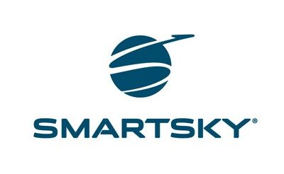 SmartSky Networks was founded to transform aviation through disruptive communications technologies, services, and tools. The ATG network takes advantage of patented spectrum reuse, advanced beamforming technologies and 60 MHz of spectrum for significantly enhanced connectivity. SmartSky Networks uniquely enables an “office in the sky” experience with unmatched capacity for data transmissions both to and from the aircraft. (PRNewsfoto/SmartSky Networks)