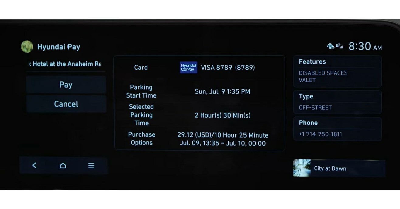 Hyundai Introduces In-Vehicle Payment Service, Hyundai Pay, on All-New ...