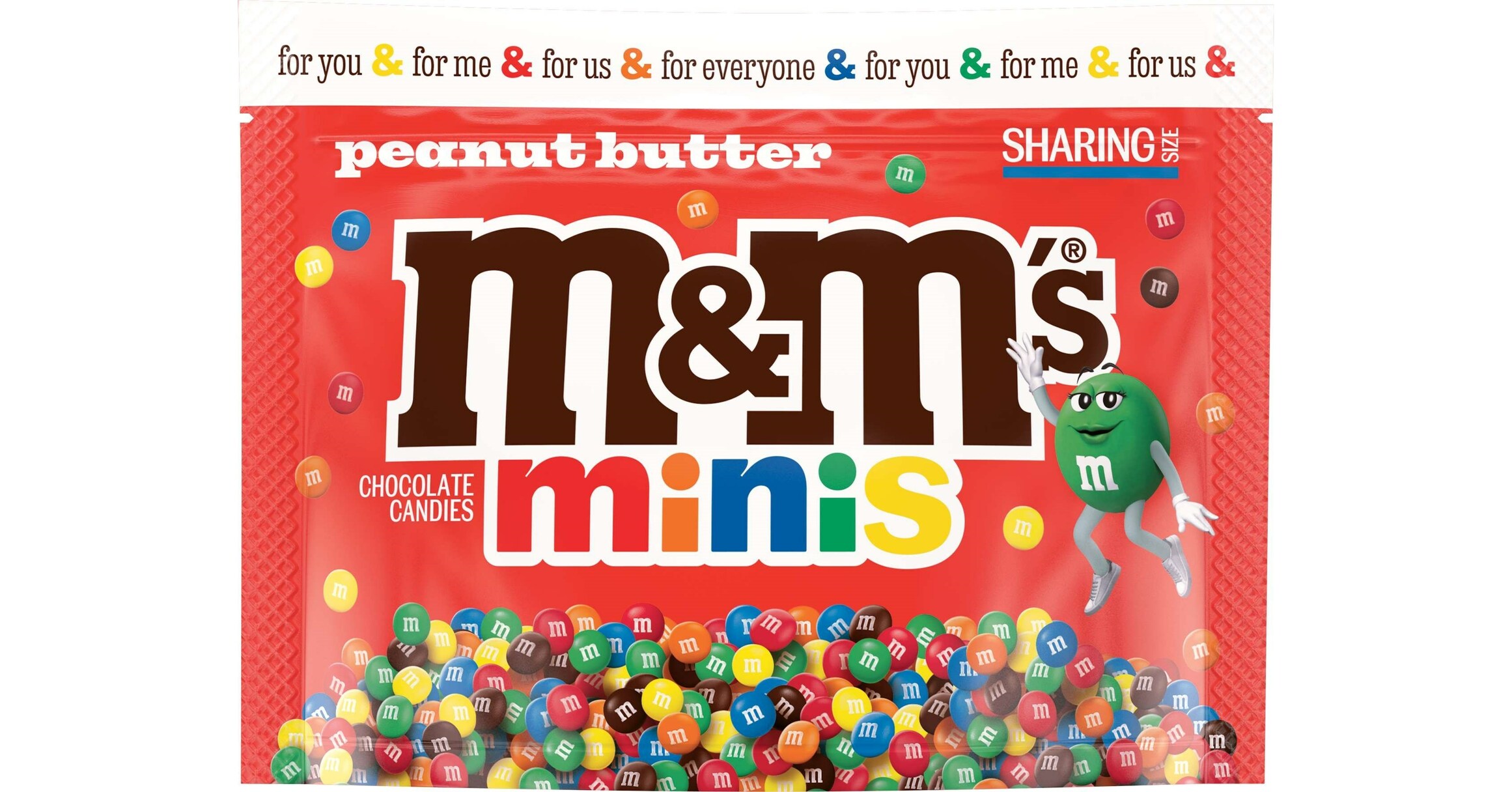 Have you tried these new peanut butter M&M's minis? They're so