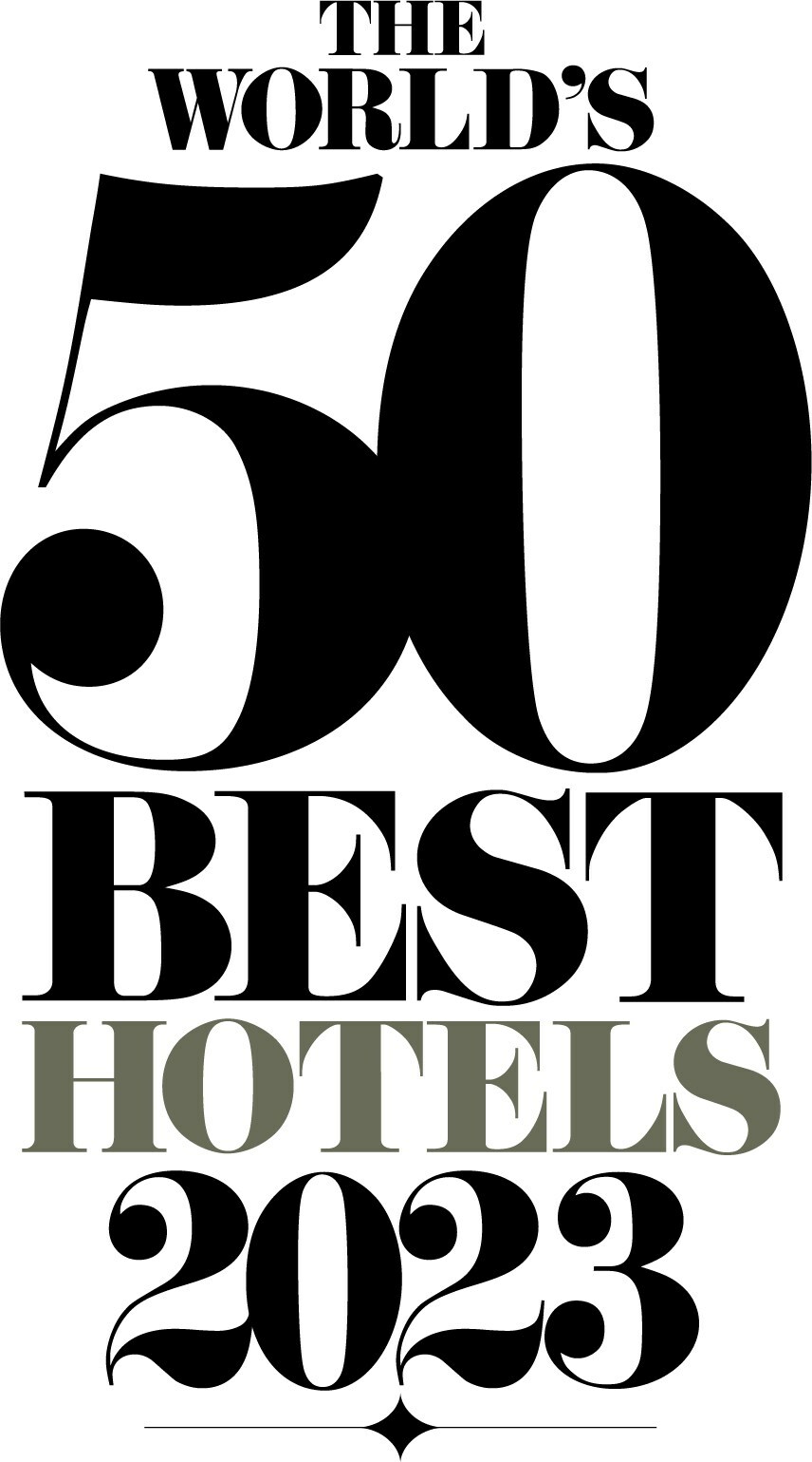 50 Best Hotels 2023 Logo (PRNewsfoto/50 Best)