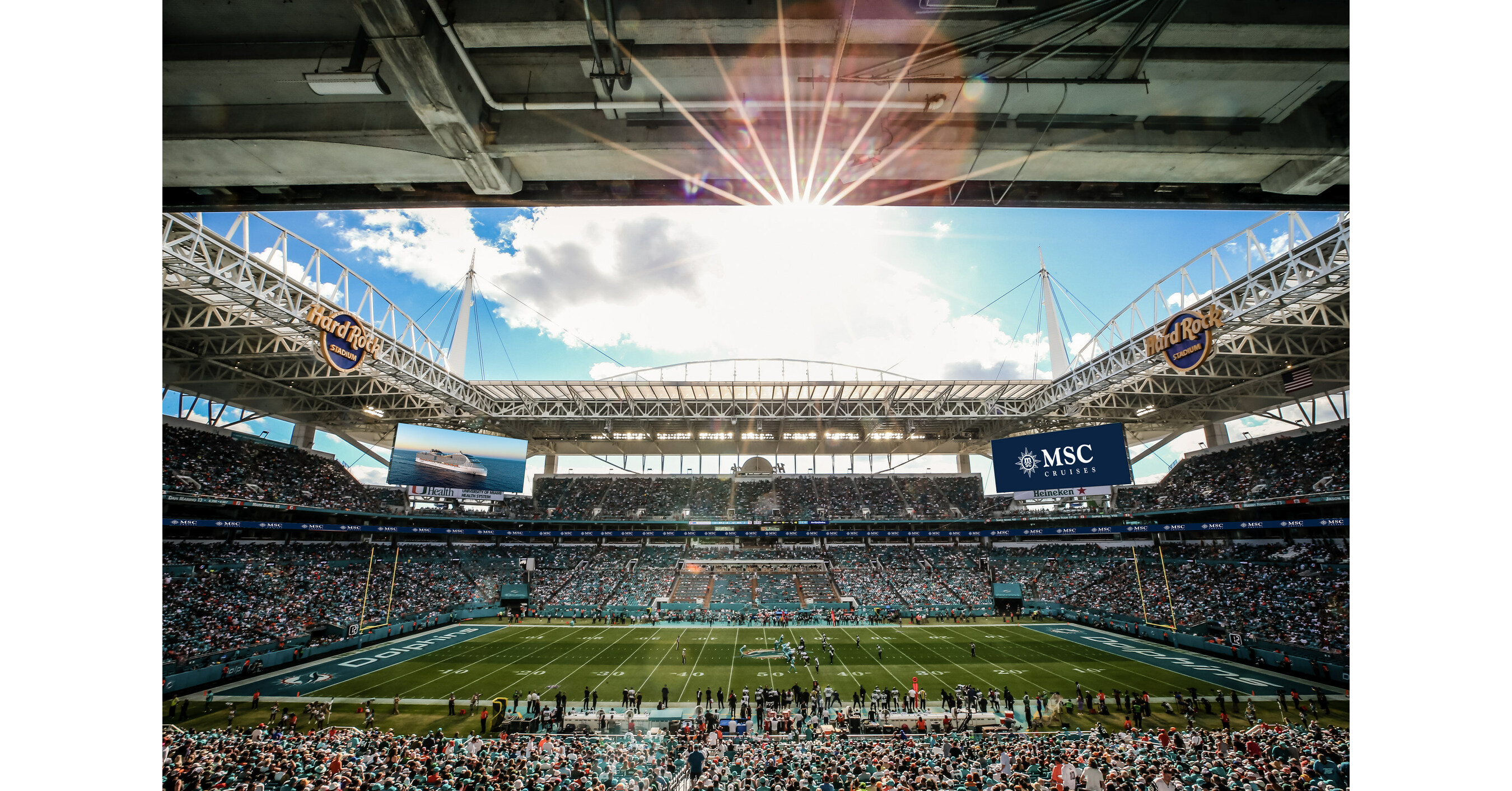 MSC CRUISES ANNOUNCES NEW MULTIYEAR PARTNERSHIP WITH MIAMI DOLPHINS