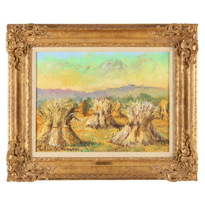 Paul Émile Pissarro (French, 1884-1972), Gerbes de Blés, Soleil Couchant