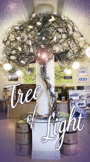 Franklin County Visitors Bureau Celebrates Art &amp; Inspiration with New Tree of Light Exhibit