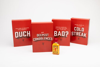 World’s #1 shot brand brings the heat to football season with Fireball Footbawl Cards, a line of limited release “sympathy cards” but with a spicy twist (aka: a shot of Fireball)
