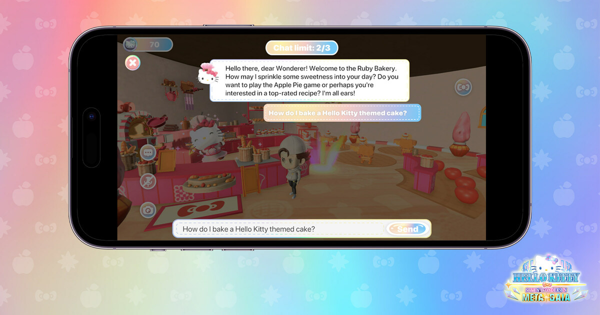 Hello Kitty Seven Wonders Introduces ChatGPT function in MetaGaia Metaverse - Vimarsana News