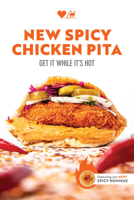 Naf Naf Grill Aims to Ignite Your Tastebuds with Sizzling New Offerings:  Spicy Hummus and The Spicy Chicken Pita