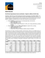 Filo Fills the Gap between Aurora and Bonita – Reports 1,430m at 0.55% CuEq (CNW Group/Filo Corp.)